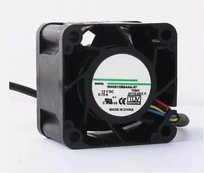 Brand New Original W40S12BS4A5-57 T03C5 DC 12V 0.73A 40X40X28Mm Server Cooling Fan Fast Delivery