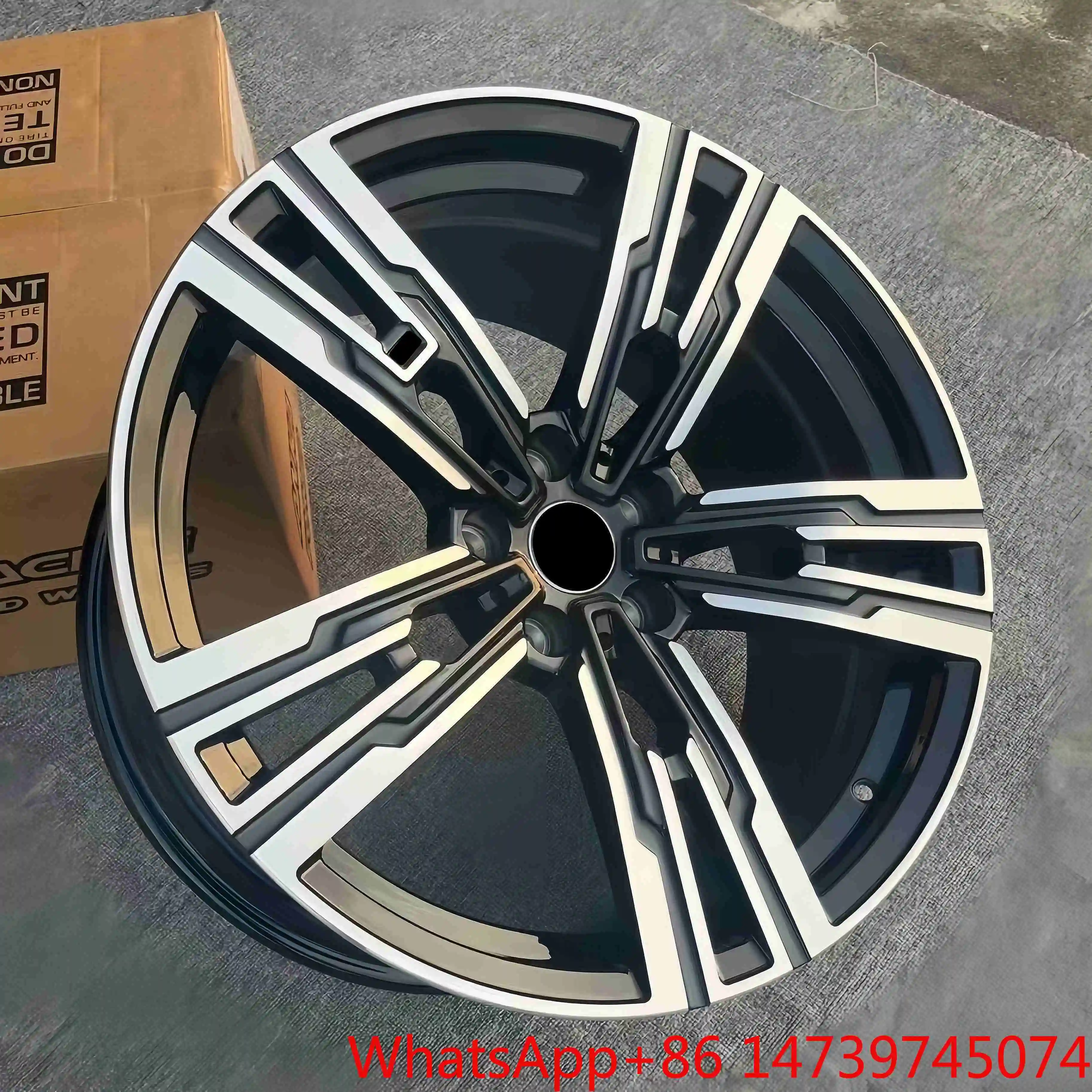 Lightweight WheelBku Forged Wheels 19 20 21 Inch 5x112 Rims For X3 G01 X4 G02 X5 7G11 G12 I7 IX Custom Black Machine Face AllUni