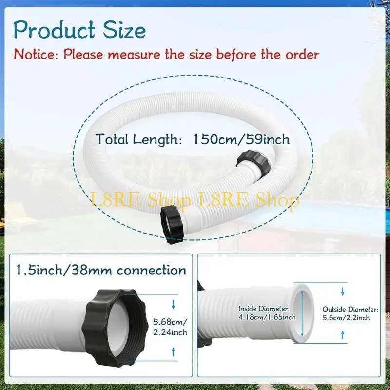 L8re atas ground pompa pompa penggantian 59 inci cocok untuk sistem air asin kolam renang