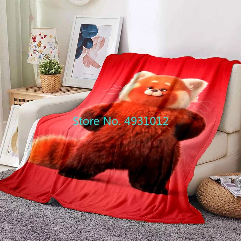 

Turning Red Fashion Cartoon Monster Blanket 70x100cm Soft 3D Flannel Lamb Sherpa Blankets Baby Kids Gift Throw Sofa Bedroom