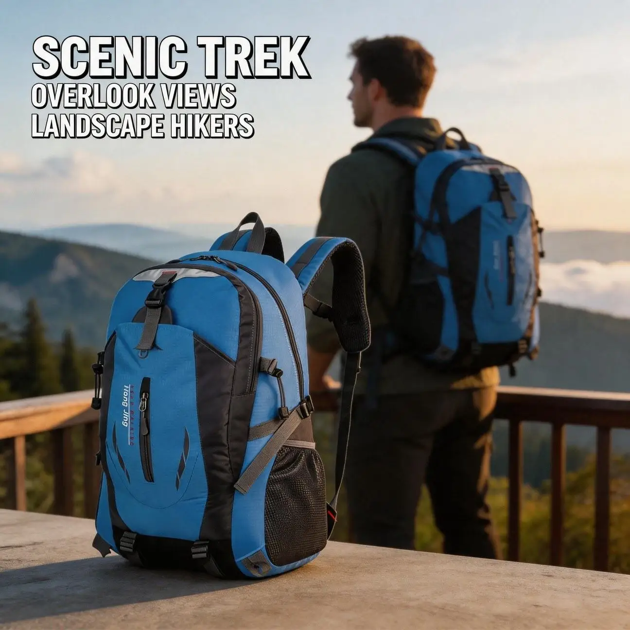 New Simple Backpack Daily Commute Outdoor Travel With Laptop Compartment Space Saving