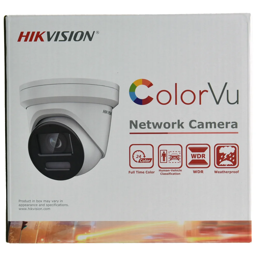 Imagem -03 - Hikvision 8mp Câmera ip 4k 24 Imagem Colorida Ds2cd2387g2-lu Colorvu Poe Microfone Embutido Slot para Cartão sd Ip67 Vigilância de Segurança