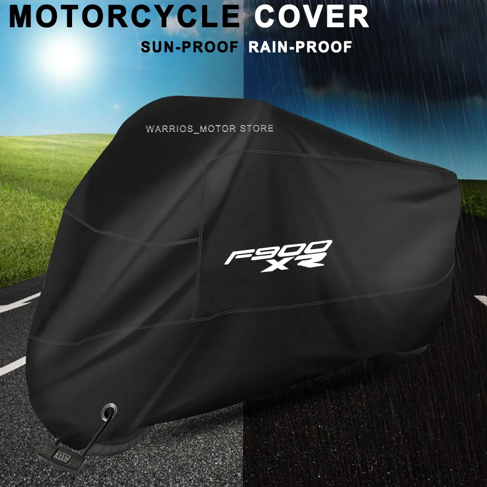 

Motorcycle Cover Outdoor Rain Dust Waterproof UV Protector Covers For BMW F900XR F 900 XR