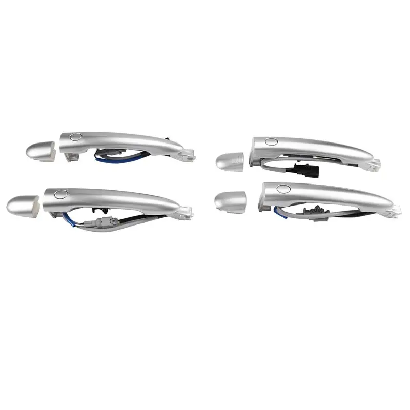 4-Pack Outside Front Rear Door Handle For Renault Koleos 2009-2018-80640-JY01B 80640-JY01A 80647-JY01A 80646-JY01A