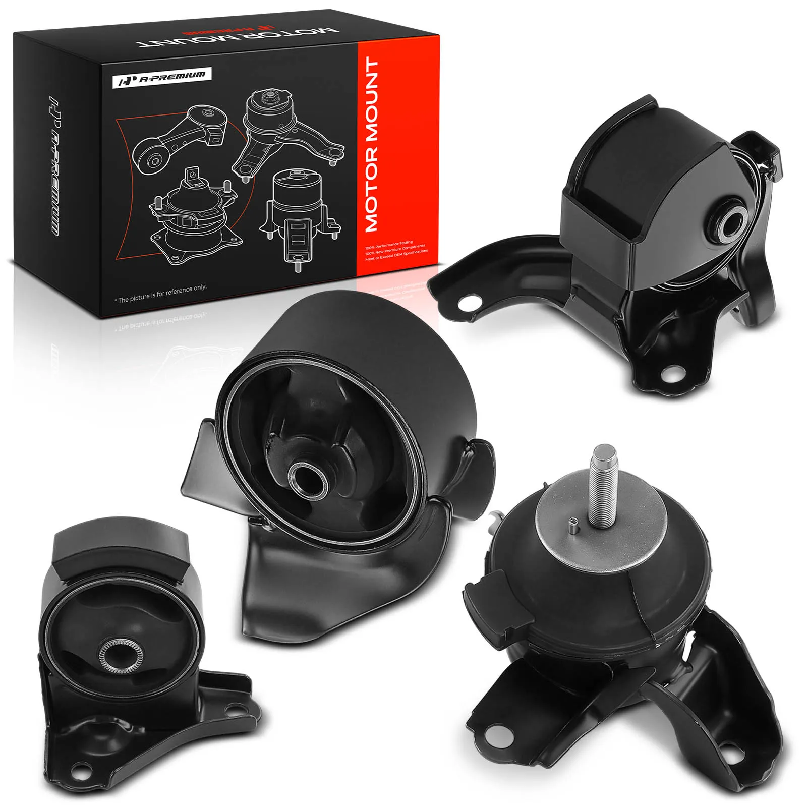 A-Premium 4pcs Engine Motor & Transmission Mount for Kia Sportage 2005-2010 Hyundai Tucson 2005-2009