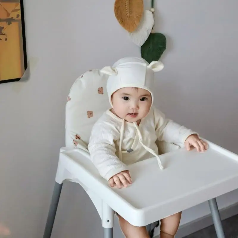 

Secure Fit Baby High Chair Pad Cartoon Cover for Active Infants with Safety Features Breathable Fabric Comfort A2UB