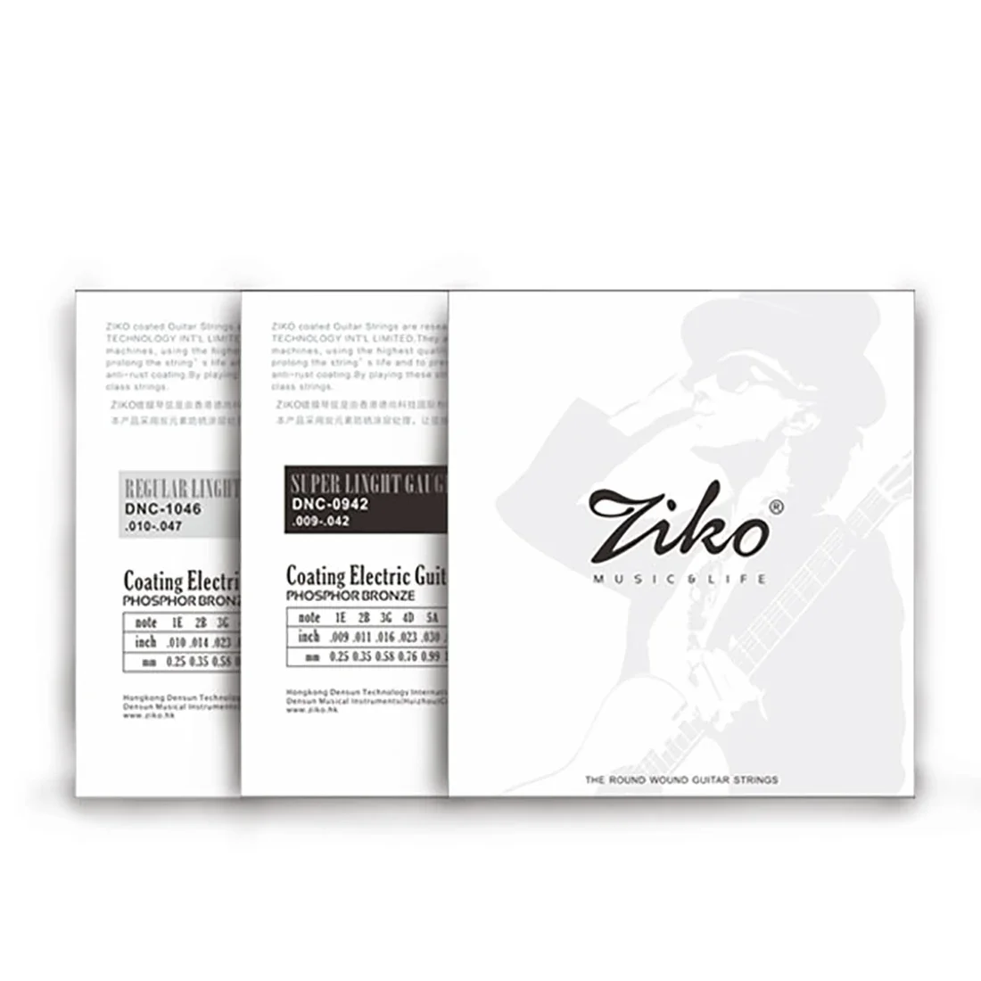 ZIKO Electric Guitar String American Nickel Wound Hexangon Alloy Core Guitar String Guitar Stringed Parts & Accessories