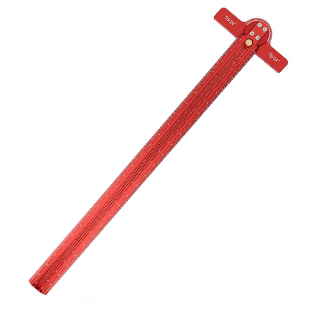 

24inch 600mm Aluminum T-square Multi-purpose Marking Tool Aluminum Tools 90 Degree Ruler Accurate Markings Engraved Lines