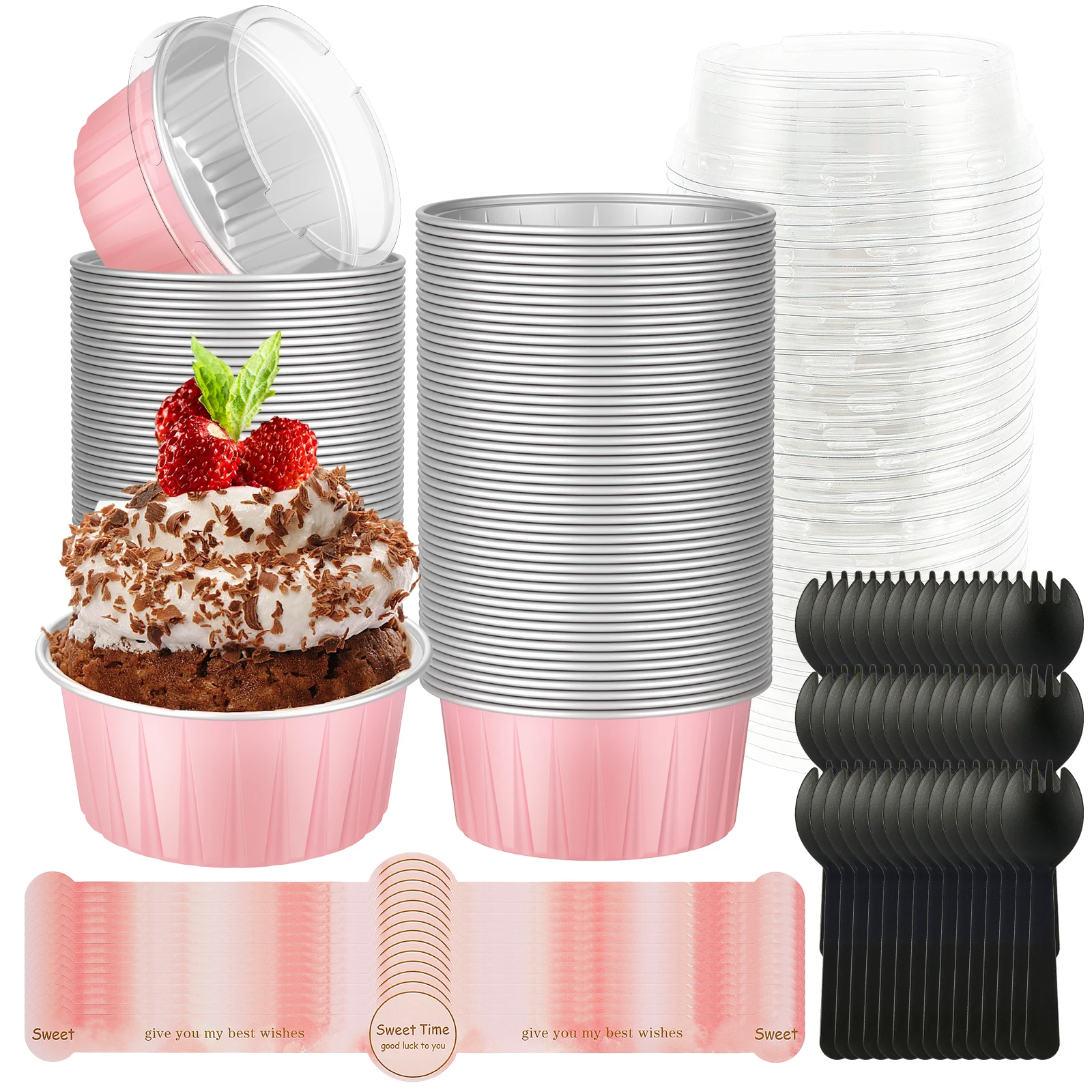 50 Pcs Mini Loaf Pa…