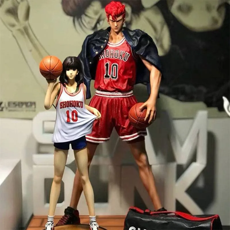 Slam Dunk Hanamichi Sakuragi Kaede Rukawa creative personality anime figure model fashionable and versatile decorative ornaments