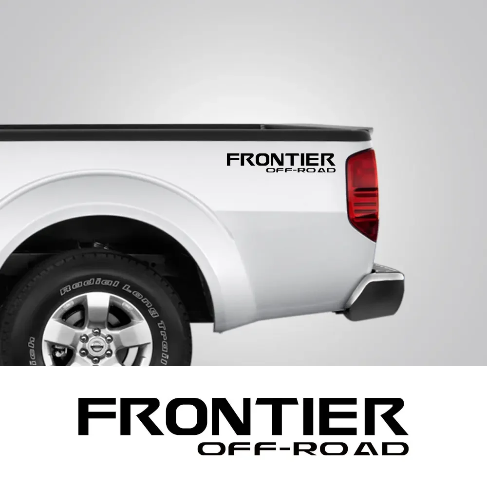 For Nissan Frontier Car Stickers Pickup Trunk Bed Side Decals Truck Graphics Vinyl Custom Decor Cover Auto Tuning Accessories