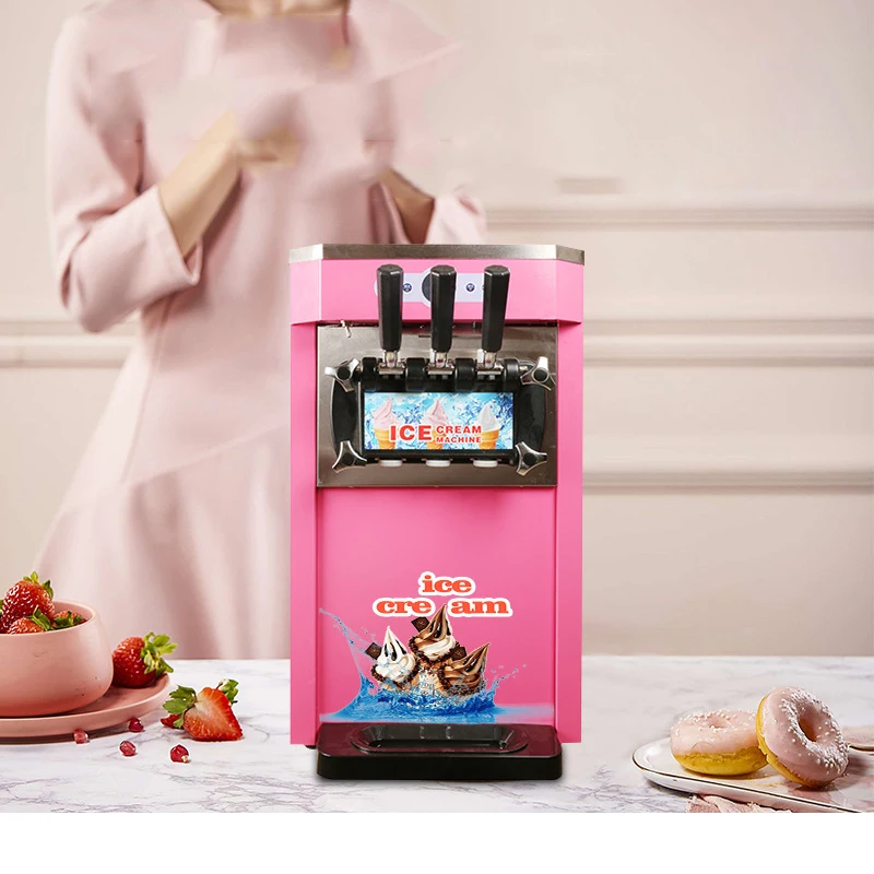 Ice Cream Machine Commercial Desktop Fully Automatic And Efficient Refrigeration Microcomputer Intelligent Control