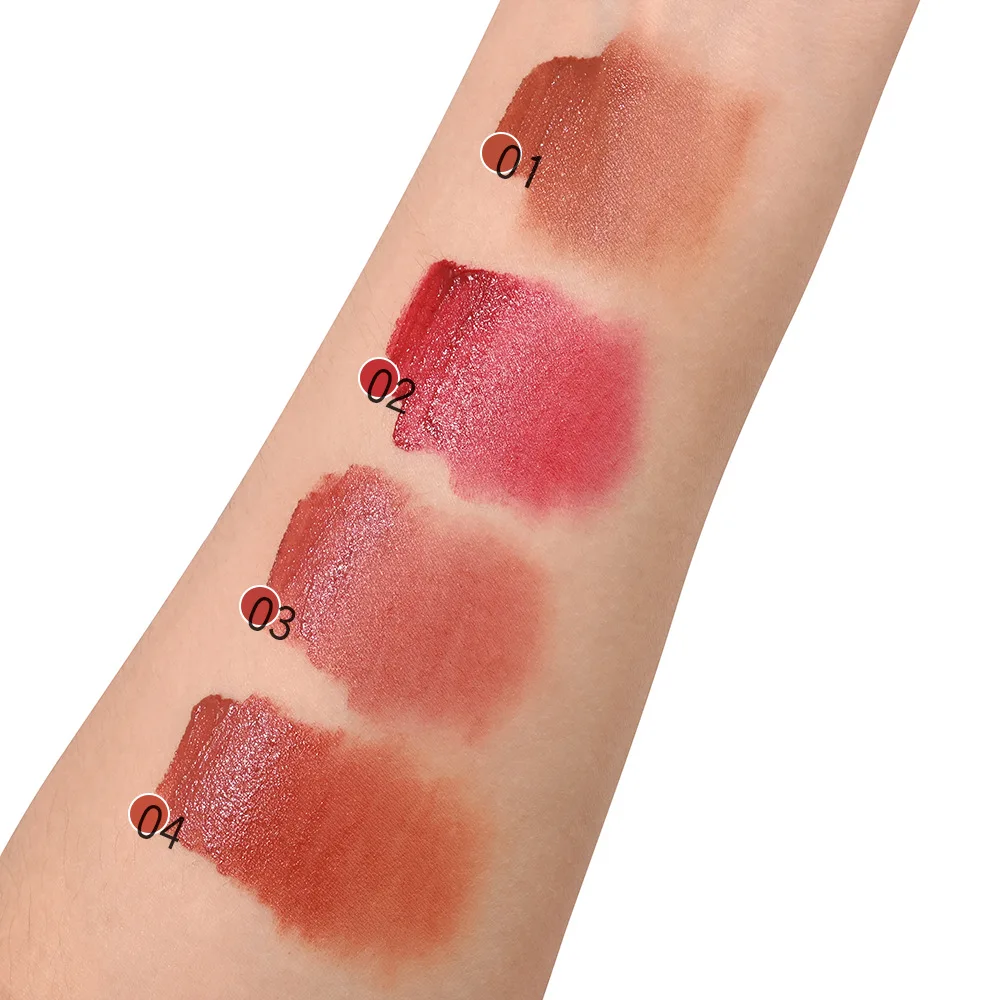 Rossetto opaco velluto di etichetta privata idratante impermeabile duraturo nudo albicocca tinta labbra tazza antiaderente rossetto lucidalabbra