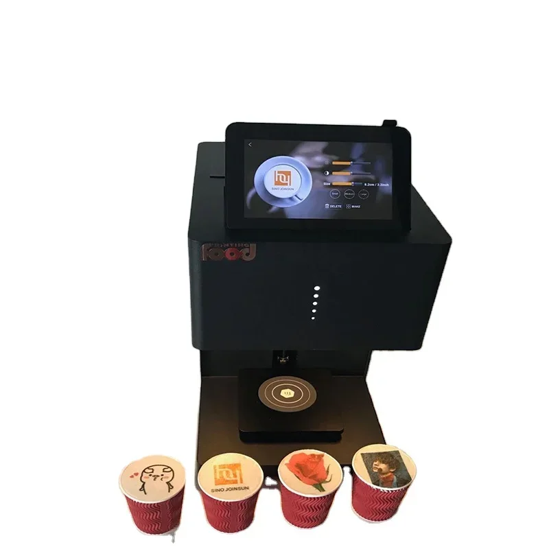 Yunyi New multi color WIFI coffee latte DIY printer milkshake beer printing machine edible ink printer for drinks