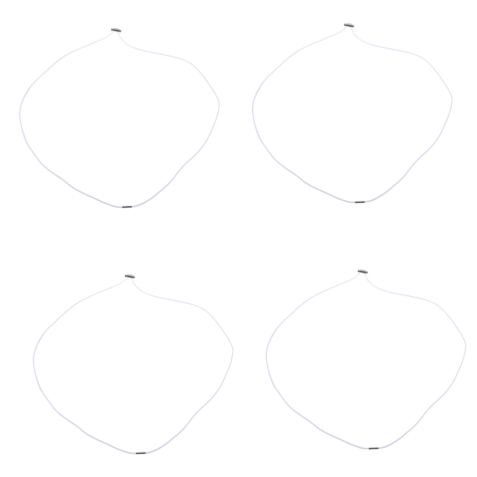 

4 Pcs Trash Bag Fixing Bands Elastic Rope Can Strap for Adjustable Garbage Baby