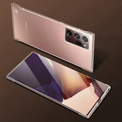 Slim Frameless Transparent Phone Case For Samsung Galaxy S25 S24 S23 S22 S21 S20 FE Note 20 Ultra 10 Plus Clear Plastic Cover