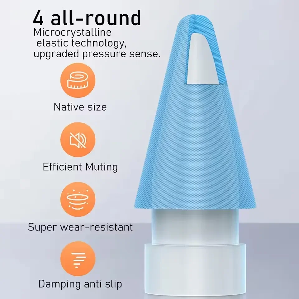 2H رؤوس مقاومة للاهتراء لقلم Apple 1st/2nd/USB-C/Pro طرف بديل لقلم iPad Pro 1/2 Stylus Precision Fine Nib