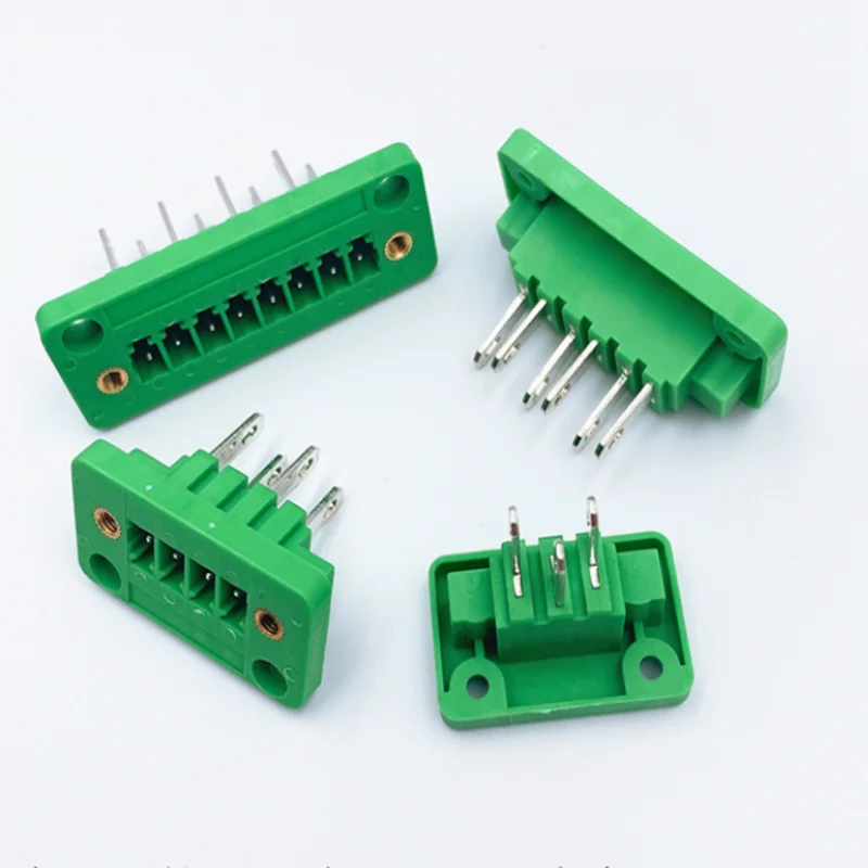 2pcs Through-wall pluggable  K15EDGWB-3.81MM  with ear 2-24pin