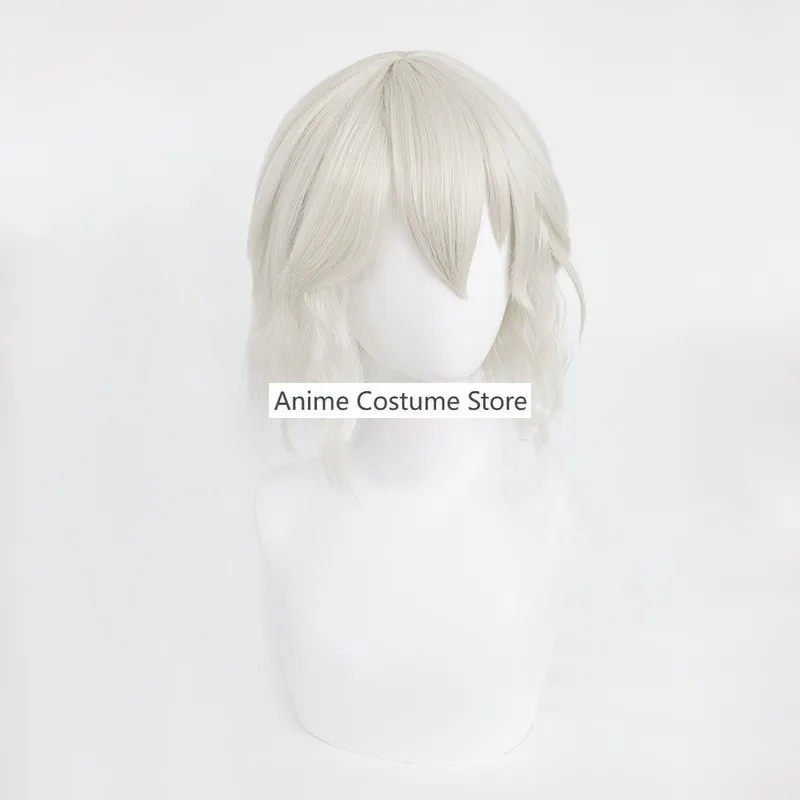 Anime Game Identiteit, Nachtwacht Ithaqua Cosplay Kostuum Jagers Pruik Cape Uniform Capuchon Man Halloween Carnaval Pak