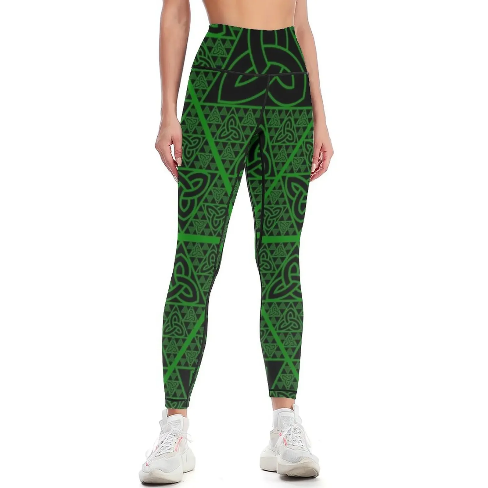 

Celtic Sierpinski Hexagon Leggings push up fitness sports shirts gym sporty woman push up gym's clothing Womens Leggings