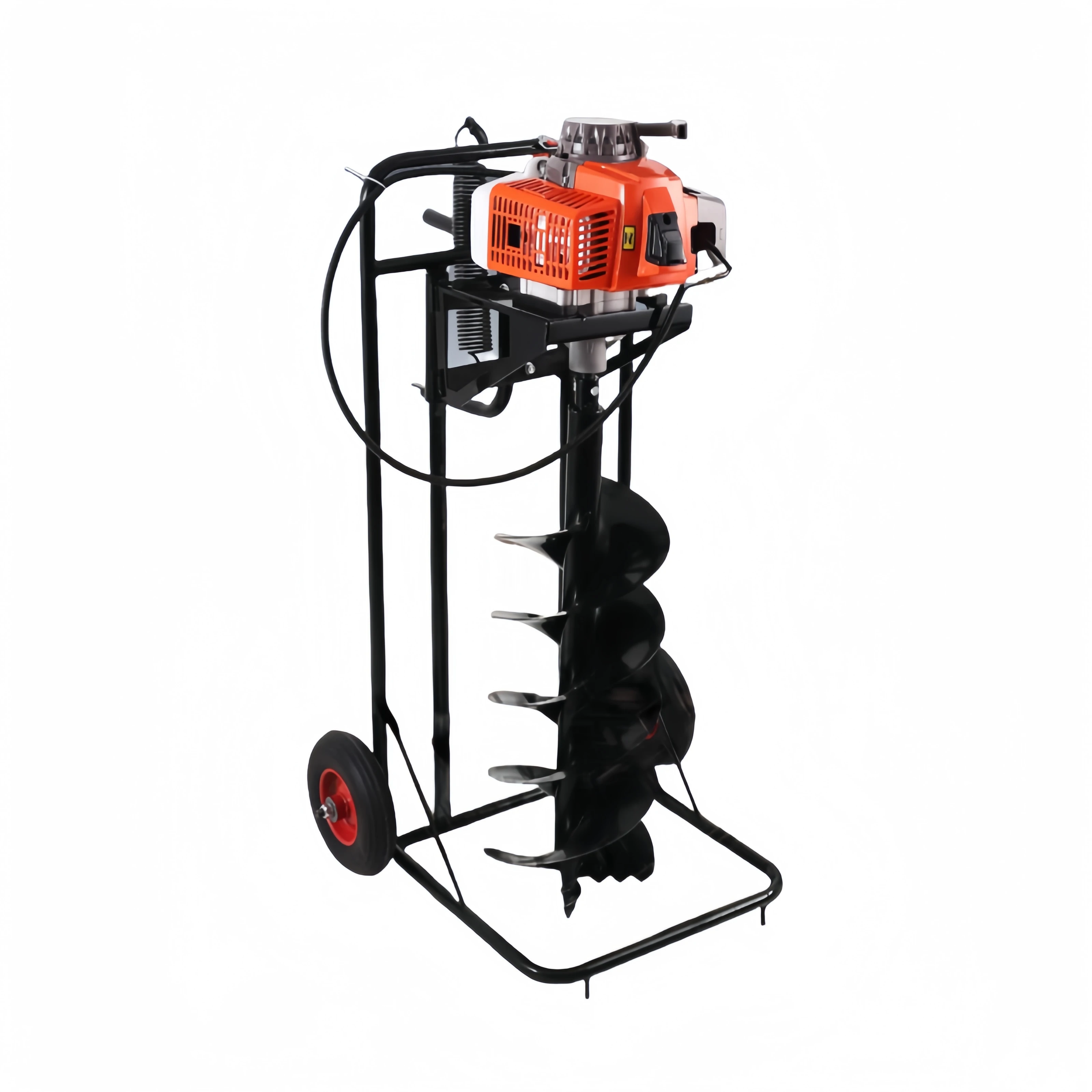 The Hand-held 5.5KW Four-stroke Gasoline Drilling Machine Is Used for Planting Trees and Digging Holes in Gardens