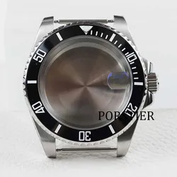 40mm Men's Watch Case Sapphire Crystal Watches Accessories for NH35 NH36 Movement 28.5mm Dial Submariner GMT Case Repair Parts