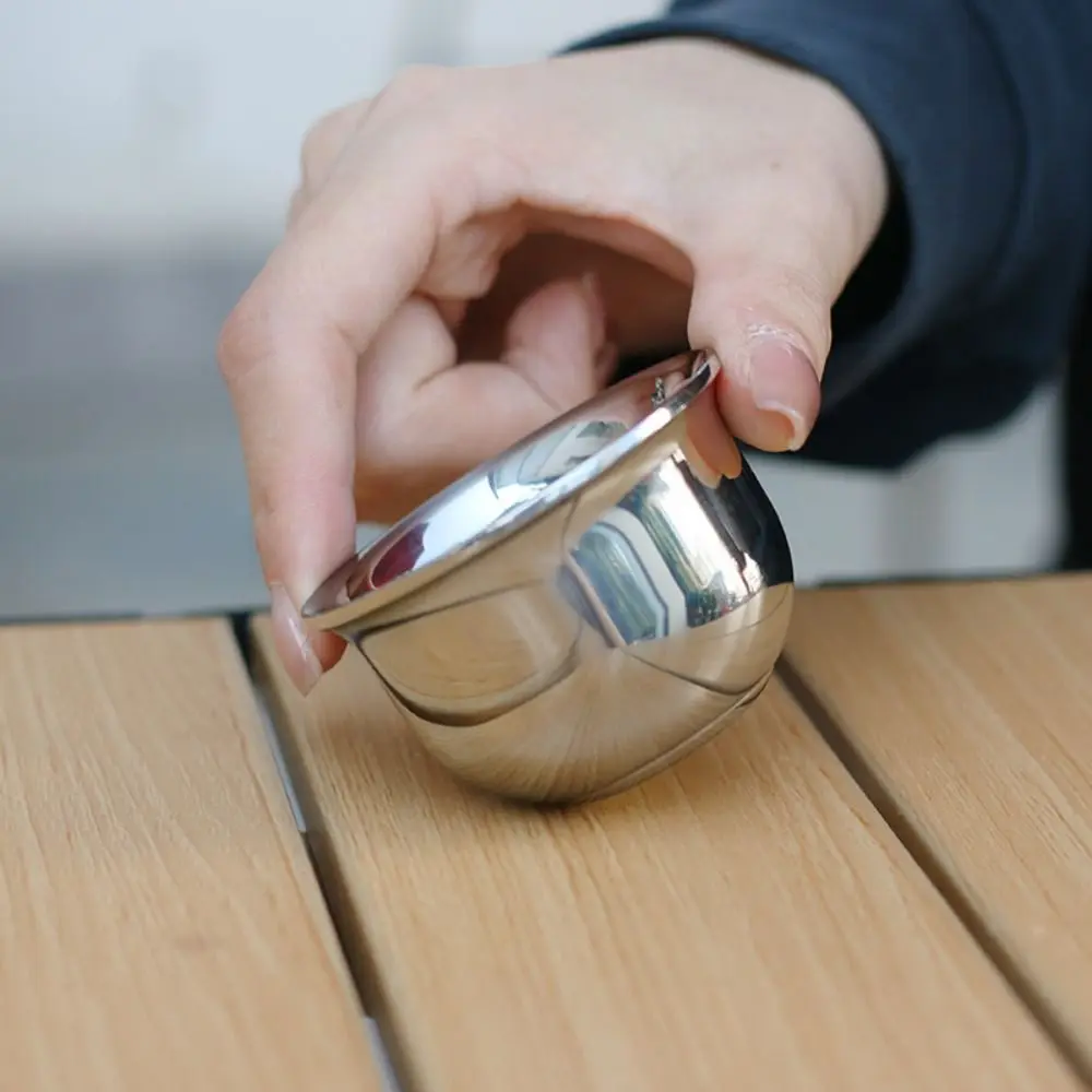 

Drinkware Stainless Steel Tea Cup Durable Thicked Wine Cup Sturdy Personalized Drinking Cup Home