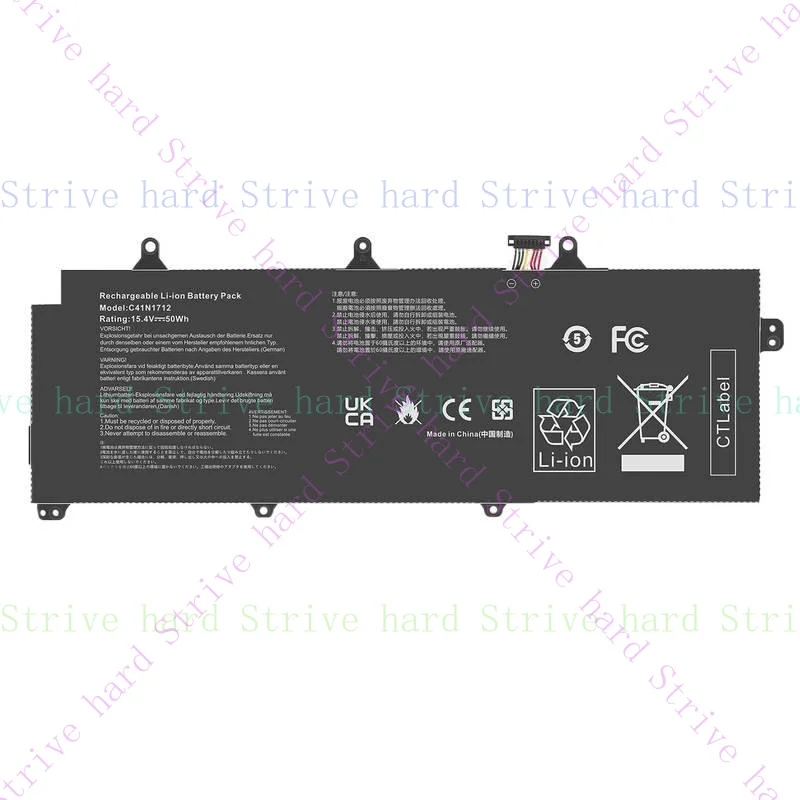 

C41N1712 Laptop Battery for Asus ROG Zephyrus GX501VI GX501GM GX501GI GX501 New