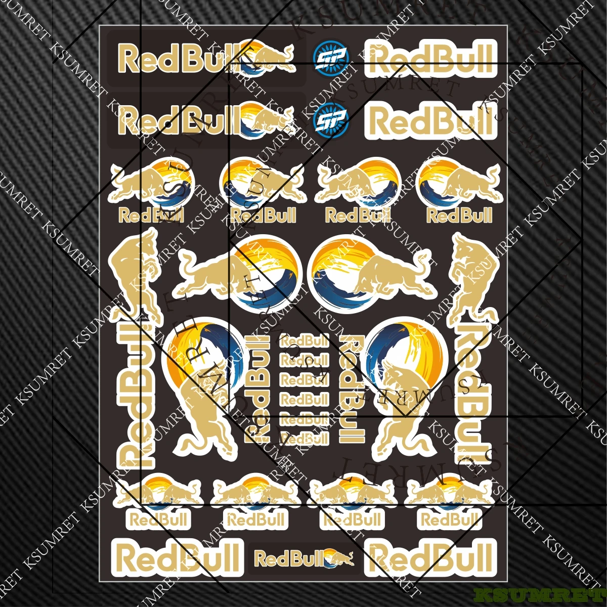 

Рождественская наклейка с логотипом Red Bull, наклейки на мотоциклетный шлем