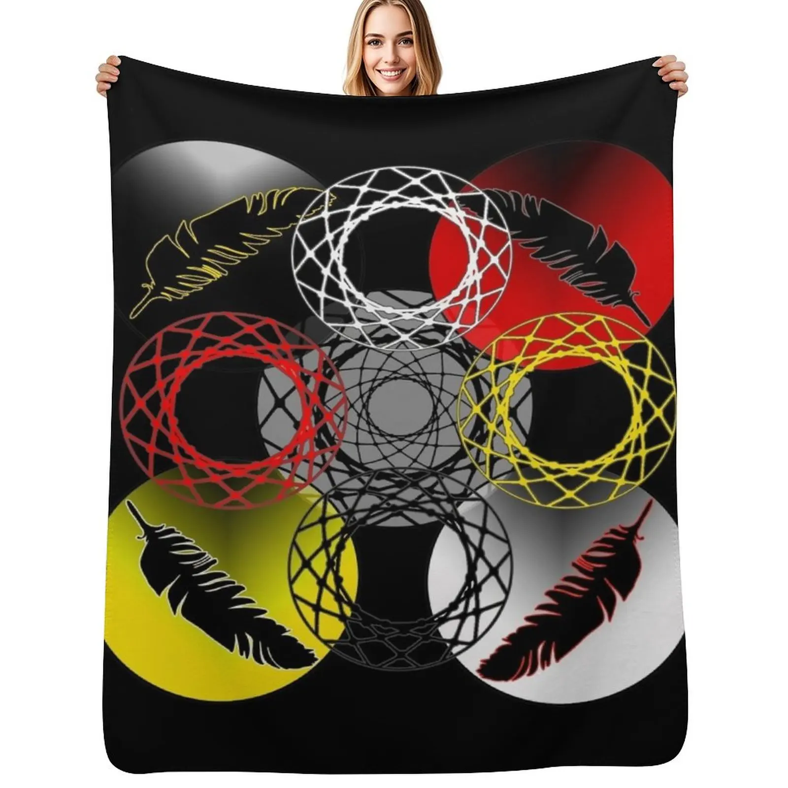 

Medicine Wheel Throw Blanket christmas gifts Large Sofas Hairy Blankets