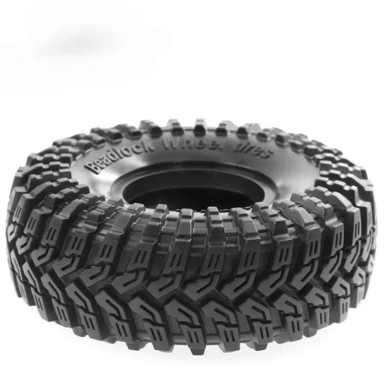 Axial AXI03004 Capra 1/10 RC 자동차 몬스터 트럭 업그레이드 부품용 스폰지가 있는 1.9인치 고무 비드록 휠 타이어