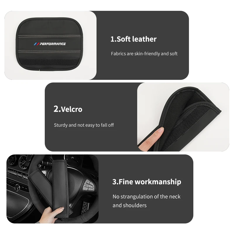 BMW Seat Belt Shoulder Protection Covers 4