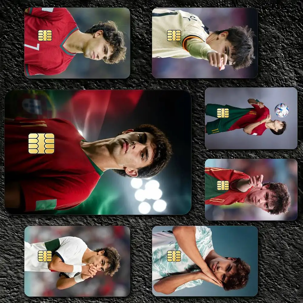 J-Joao F-Felix Football Credit Card Skin Stickers For VISA Bank Bus Metro Access Card Protective Film Cover Sticker