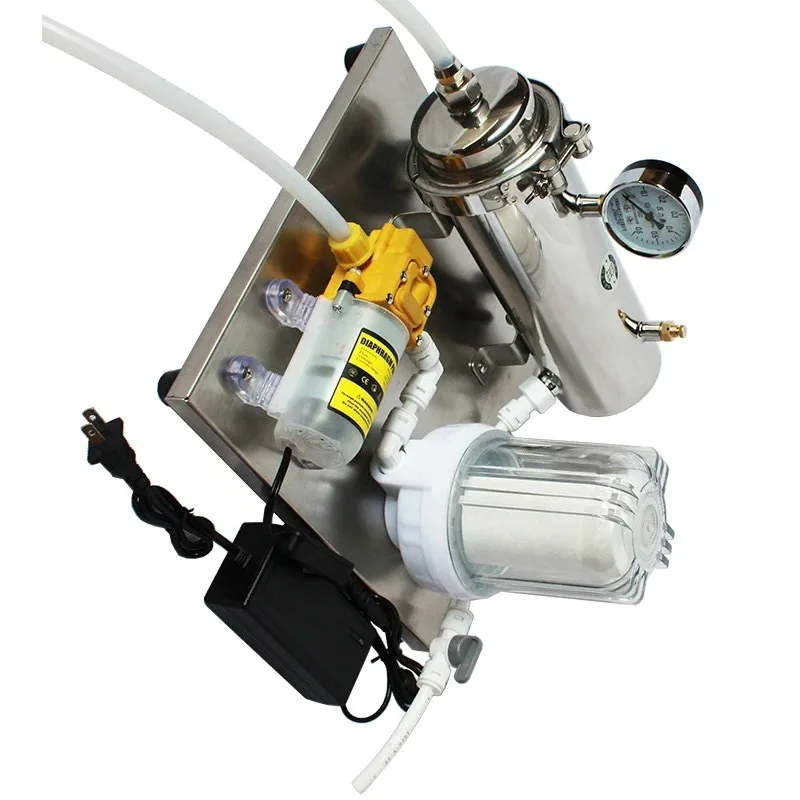 80W 12V Automatic Wine Alcohol Filter Aging Machine Household Stainless Steel Brewing Equipment