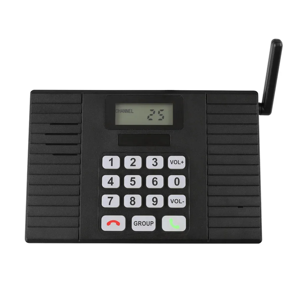 Wireless Intercom Two Way Communication System Hand Free 3000 Meters Real Time Intercom System for Home Office Hotel Factory