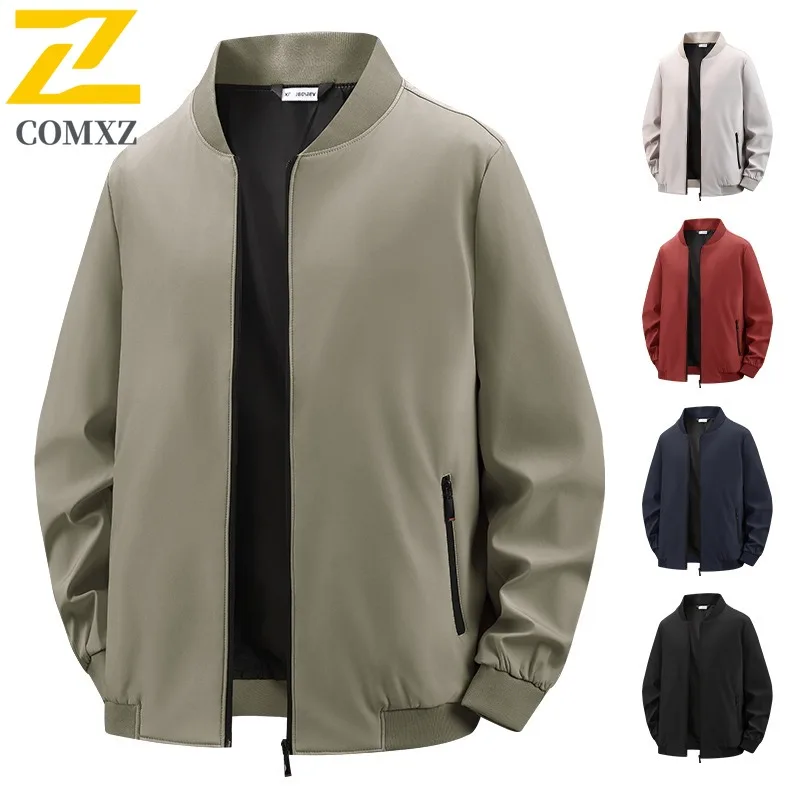 

Men's Tactical Windbreaker Spring Autumn Water-Resistant Windproof Jacket Coat with Stand Collar for Urban Outdoor Travel 2025