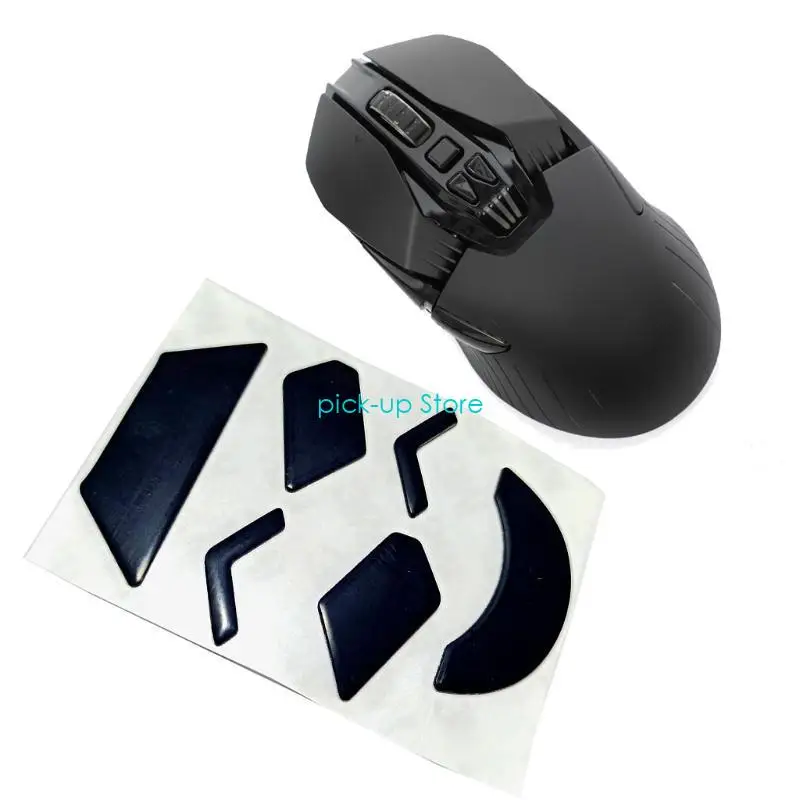 Q5WA 1Set Mausschlittschuh Ersatz Gleitfüße Pads Black Maus Füße Aufkleber für G903 / G903 Mouse Gaming Maus