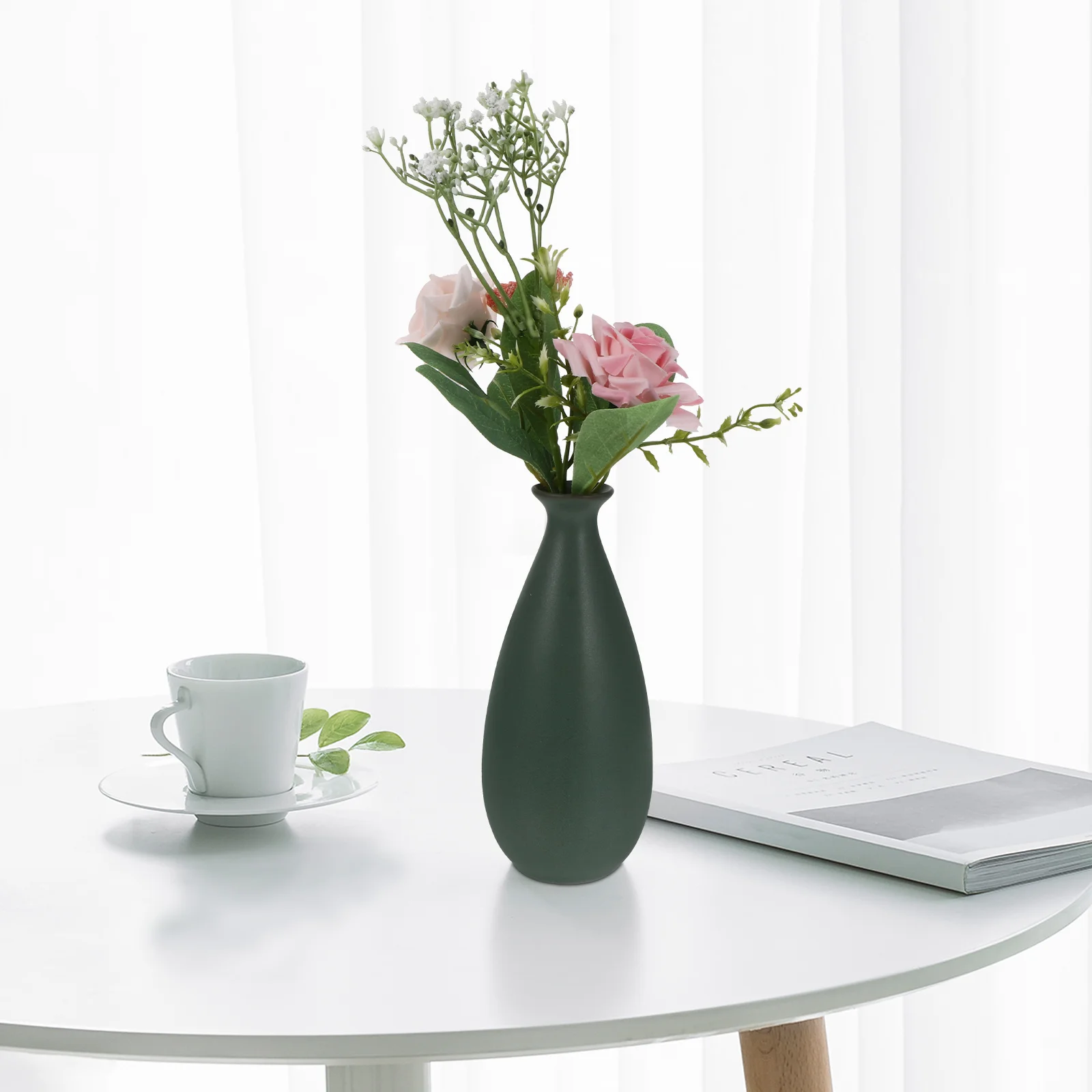 

Zen Flower Vase Ceramic Home Decoration Small Vase Desktop Plant Holder Artistic Atmosphere Gift Choice