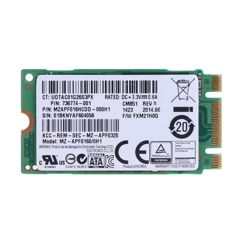 SSD 16GB Internal Hard Disk SSD 2242 Form Factor for Desktop PC Laptop