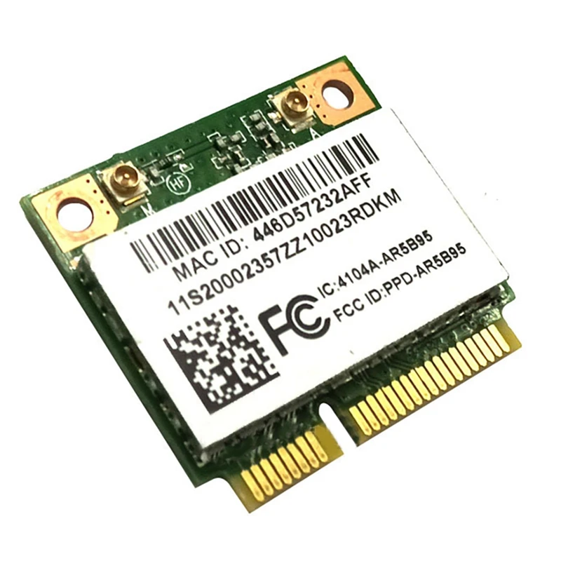RISE-tarjeta de red inalámbrica Atheros AR5B95 AR9285, 2,4G, 150Mbps, PCI-E, tarjeta de red integrada de media altura para X230 G460