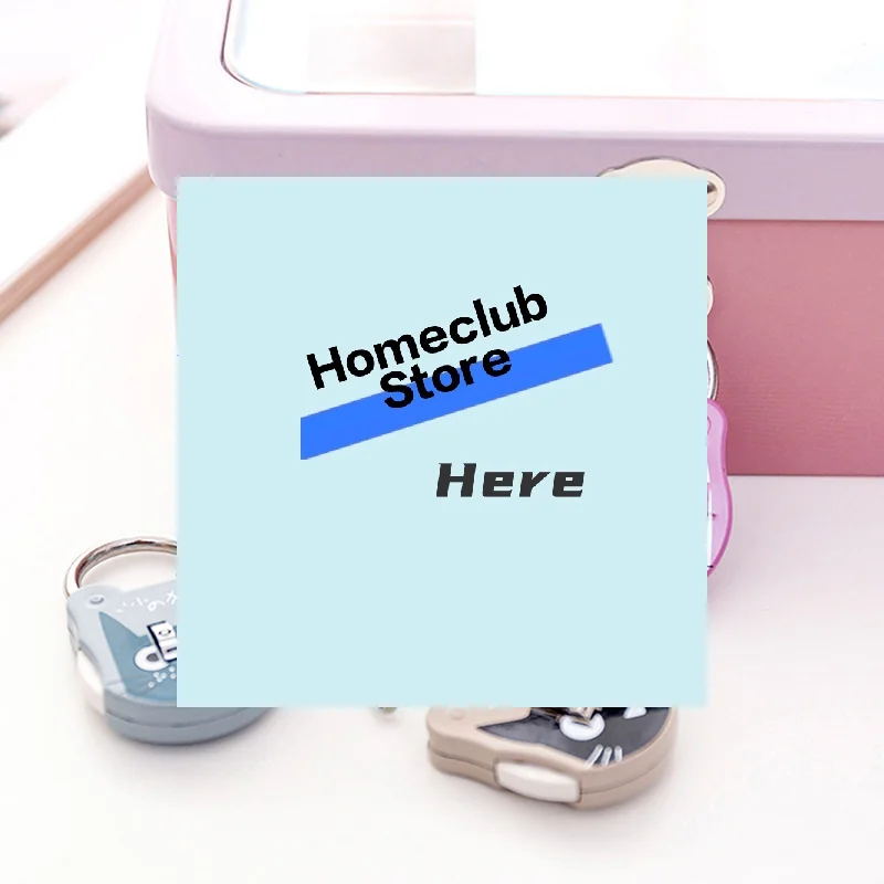 Cute Cat Code Number Lock Anti-theft High Strength Accurate Mini Luggage Suitcase Number Password Lock For Dorm Drawer【Homeclub