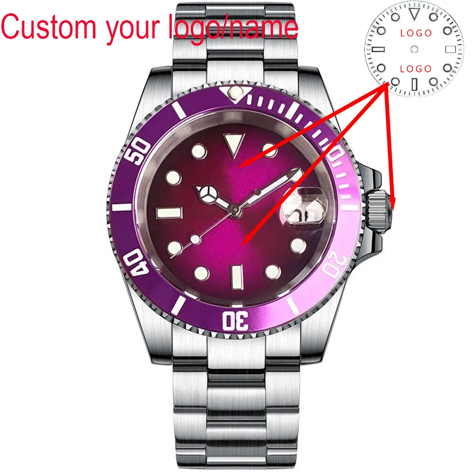 customized NH35A Automatic Mechanical Men Watch