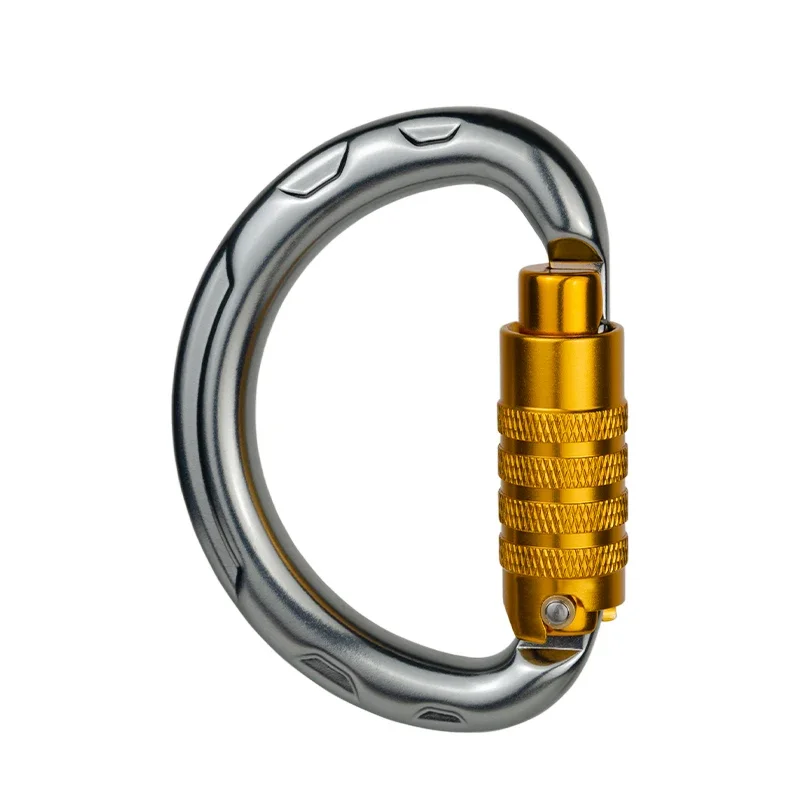 Factory Climbing Safety Carabiner Auto Locking Carabiner Snap Hook Semi Circle Carabiner