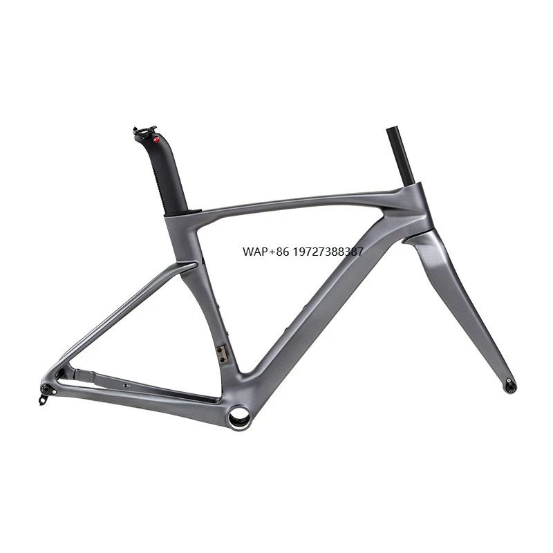 

Zhuote High-Performance Bicycle Component Cyclone Carbon Fiber Road Bike Frame Internal Cable Routing Disc Brake Front