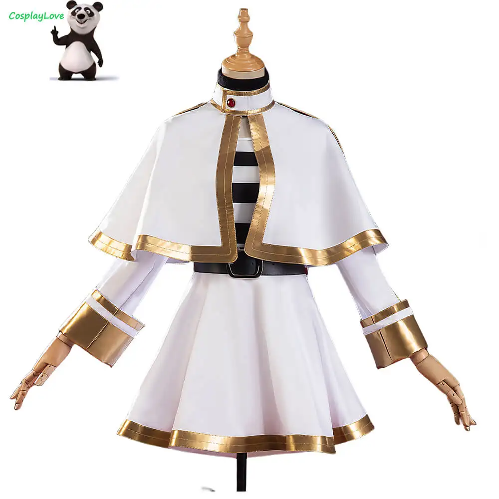 

CosplayLove Frieren At The Funeral Frieren Cosplay Costume White Dress Uniform Custom Made For Girl Halloween Christmas Gift