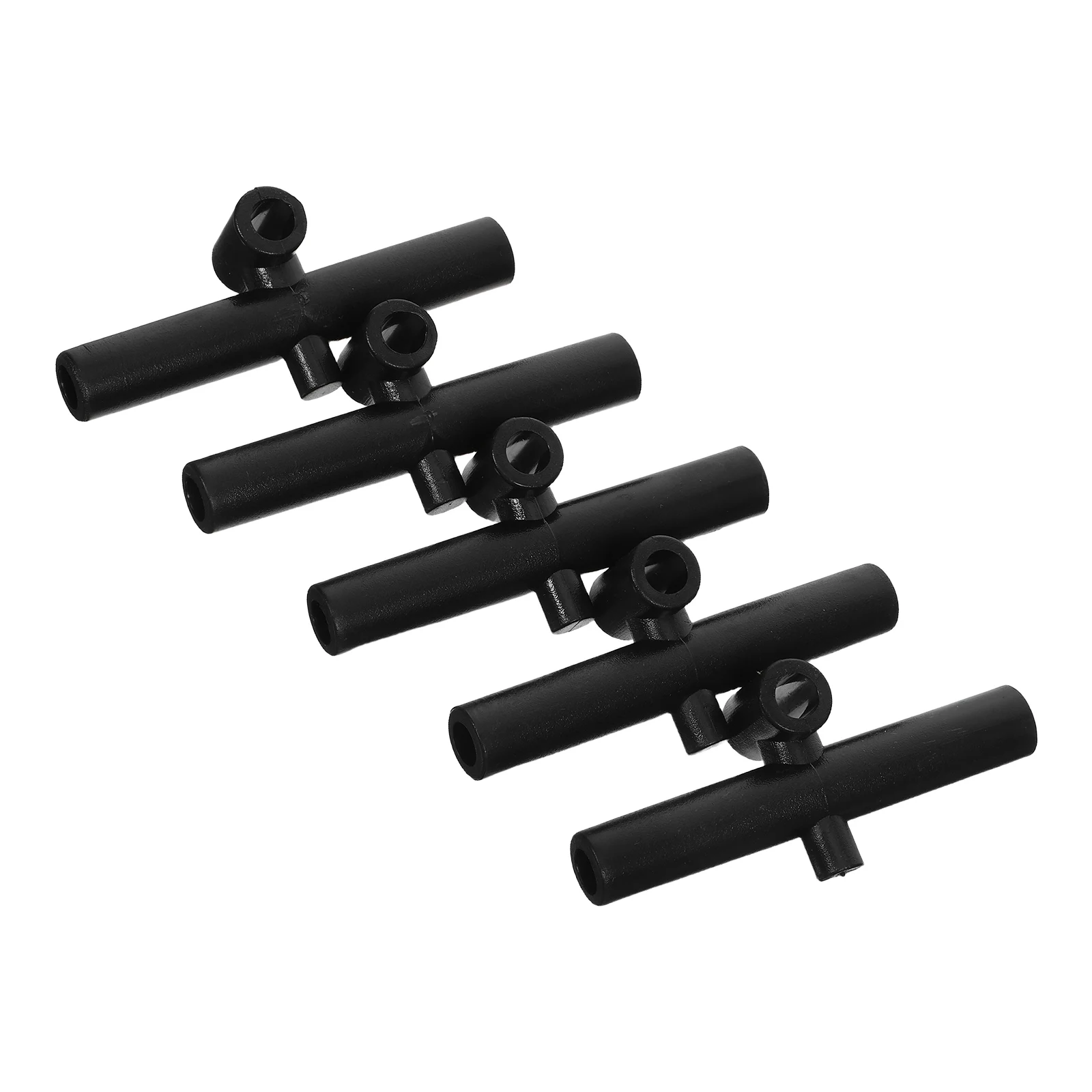 5pcs Kite Accessories Universal Plastic Frame Connector DIY Components Black Lightweight Enhanced Maneuverability