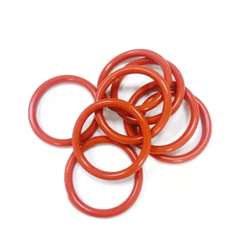 Leijiu Roter O-Ring Dicke CS 3/3,5/4/5mm Lebensmittelqualität Silikon-Dichtungsscheiben VMQ Wasserdichte Unterlegscheibe Außendurchmesser 10mm-90mm – Detail 6