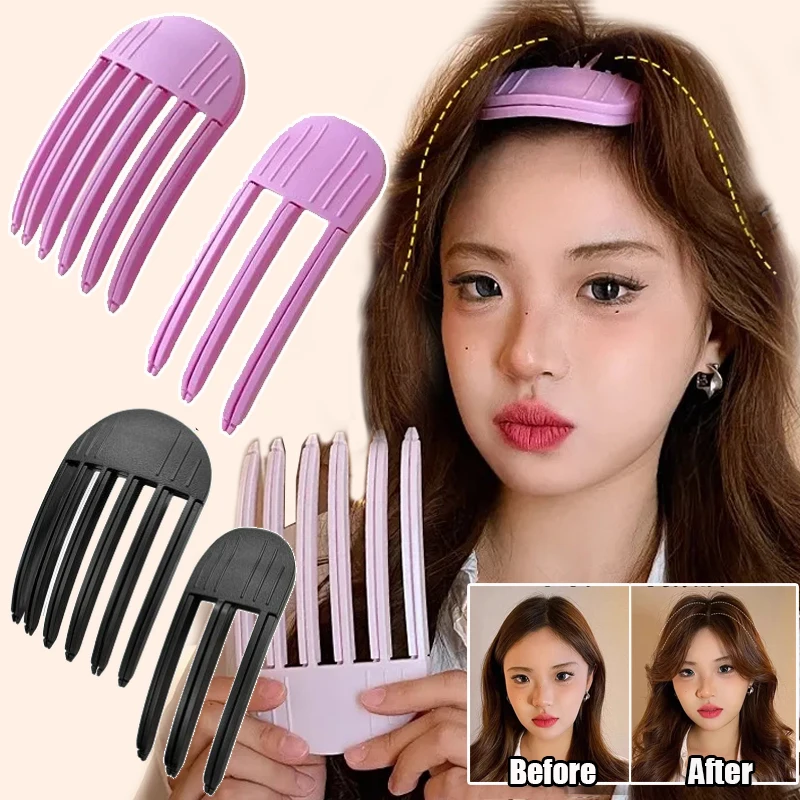 1/2Pcs Fluffy Hair Roots Clips No Heat High Vertex Hair Curler Styling Fluffiness Women Men Volume Wind Sculpting Simple Comb