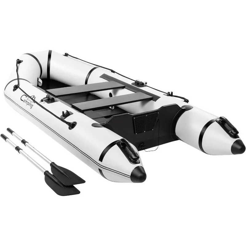 

2 Person Inflatable Boat, Raft Inflatable Kayak with Foot Pump & Paddle, Inflatable Boat for Adults,Portable Fishing Boat