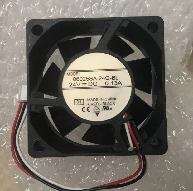

Совершенно новый 06025SA-24Q-BL 01 DC 24 В 0,13 А 60x60x25 мм 3-проводной охлаждающий вентилятор Быстрая доставка